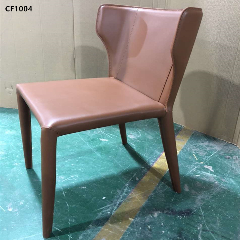 Stuhl aus Leder, Sessel, Esstisch, Hotelstuhl