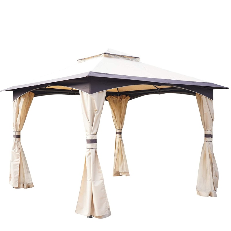 Double Roof Outdoor mit Soft Top Gazebo Cannopy