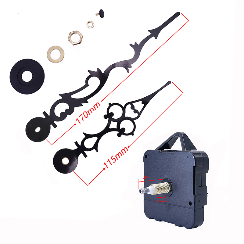 Großhandel 15mm großes Drehmoment I Welle Wanduhrwerk mit Uhrzeigern