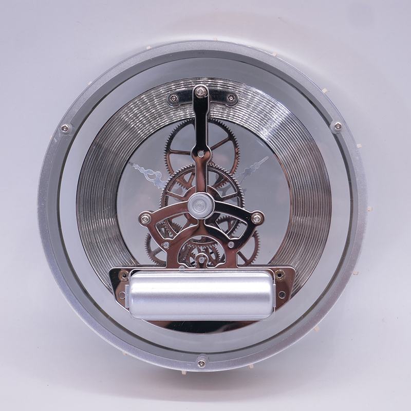 Durchmesser 149MM Silber Skelett Uhr Einsatz Uhr Teil