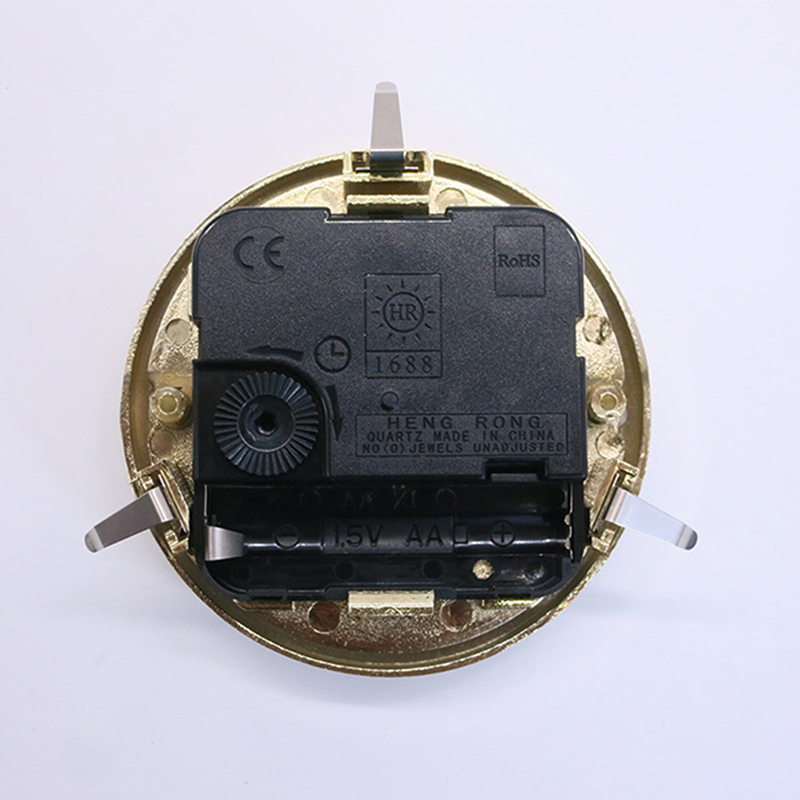 Durchmesser 75mm Gold Wanduhr Einsatz