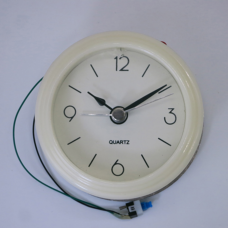 Durchmesser 76mm original beige Schritt Wanduhr Einsatz