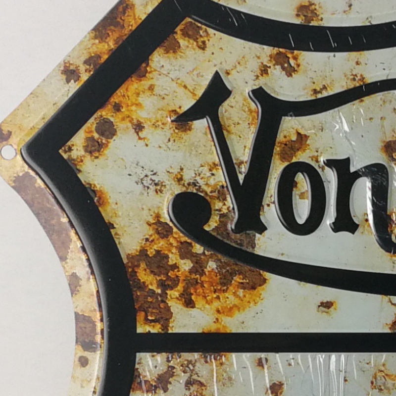 Vintage geprägte Metalldose Zeichen für Pub Home Decor oder Warnschild Retro Zinn Zeichen Vintage dekorative Platten Metall Wandkunst