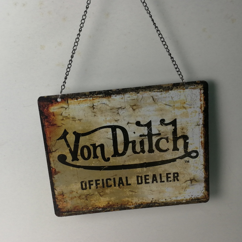 Wandbehang Metall Zinnschild Warnschild