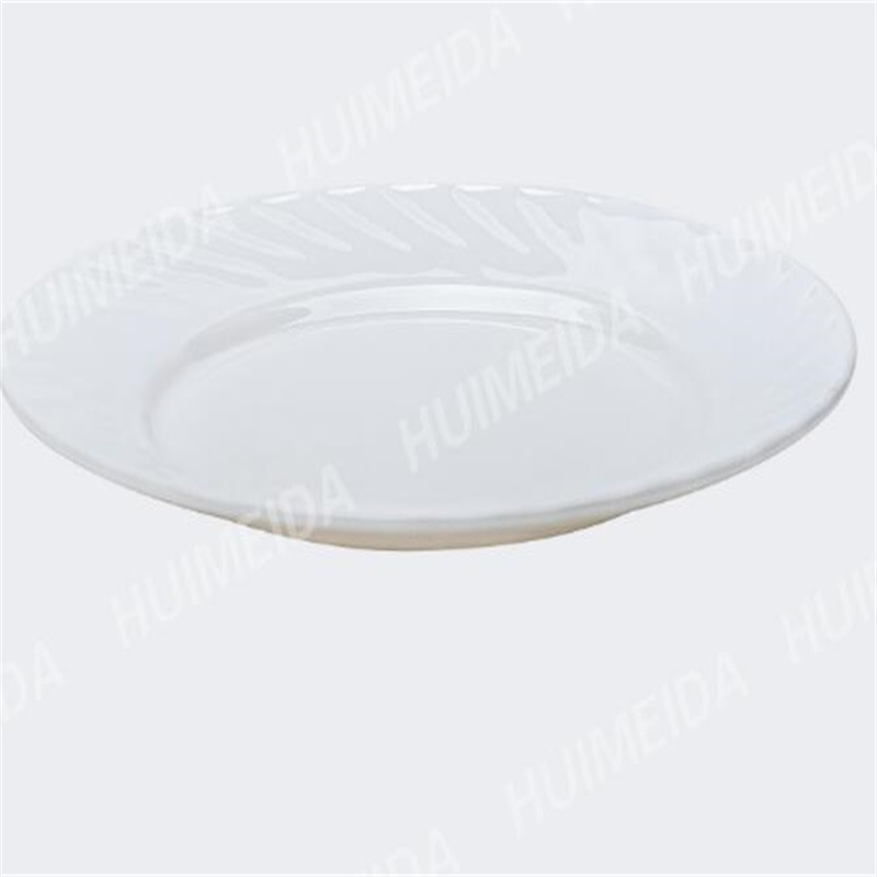Glasbehälter aus opal Glas Set zum Abendessen - HP Flachplatte