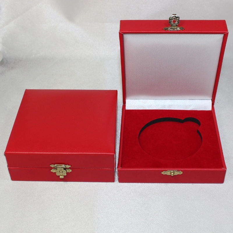 Punkt V-06L Quadrat Kunststoff Leatherette Papierkasten für 60-80 mm Münze, Medaille, etc. mm.100*100*40, Gewichte ca. 110g