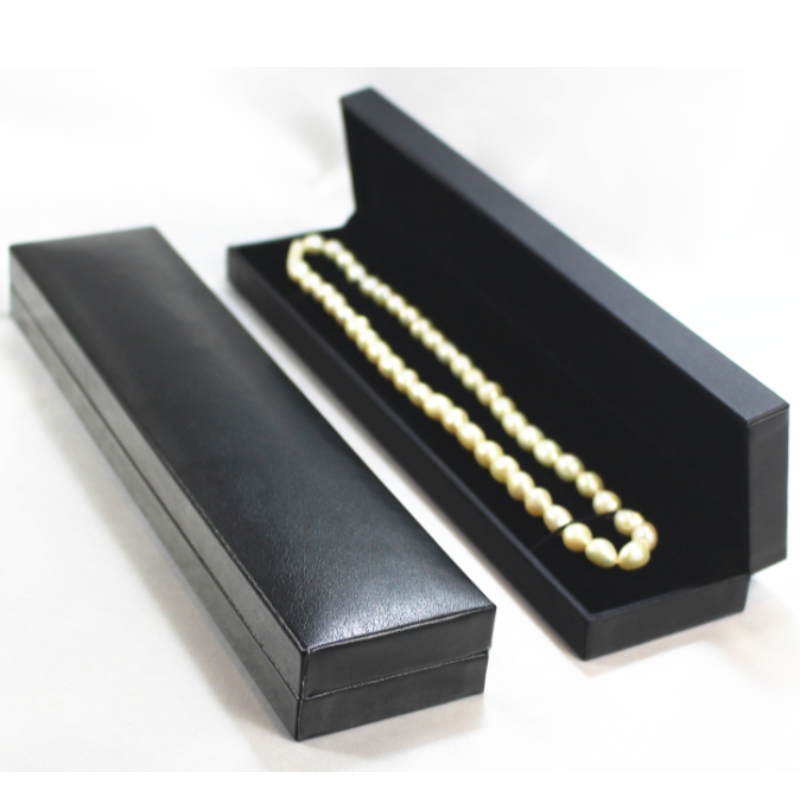 Artikel V-11S Rechteck Leatherette Papierkasten für 190*35mm Münze, Abzeichen && Halskette, etc. mm.227*50*28, Gewichte ca. 130g