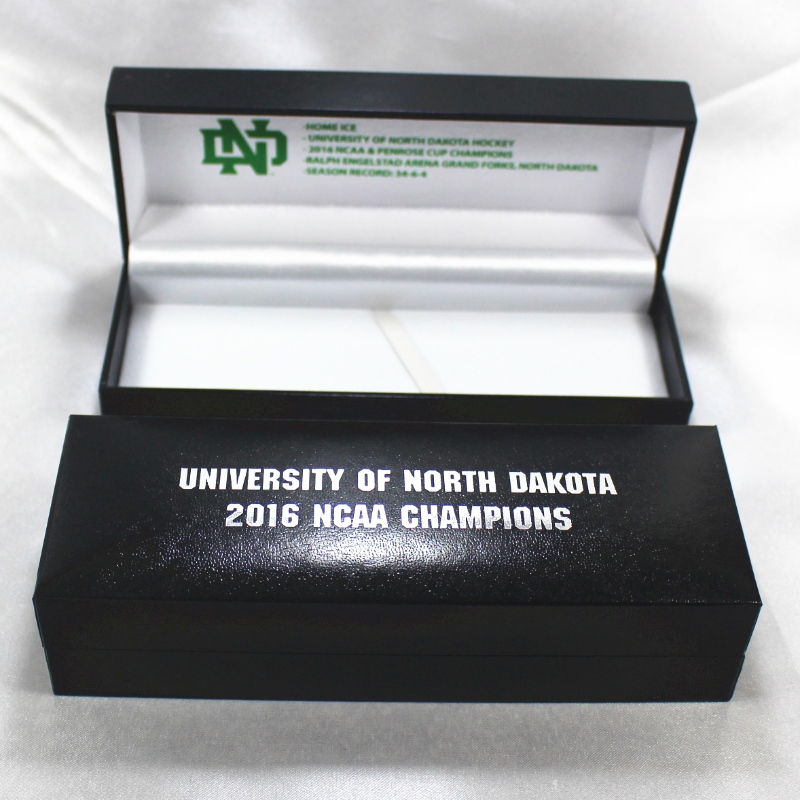 Artikel V-12L Rechteck Leatherette Papierkasten für 140*35mm Mehrfachmarken, Stifte && Halskette, etc. mm.160*58*40, Gewichte ca. 120g