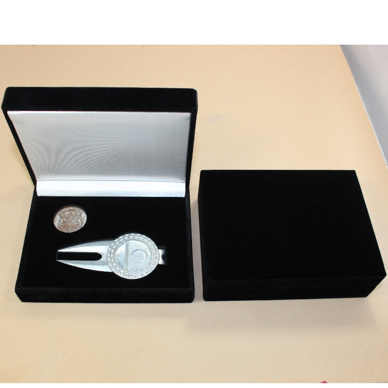 Punkt V-18 Rechteck Leatherette Papierkasten für Doppelmünzen oder 60*100mm Medaille im Bereich des Objekts, Nr.120*90*40, Gewichte ca. 135g