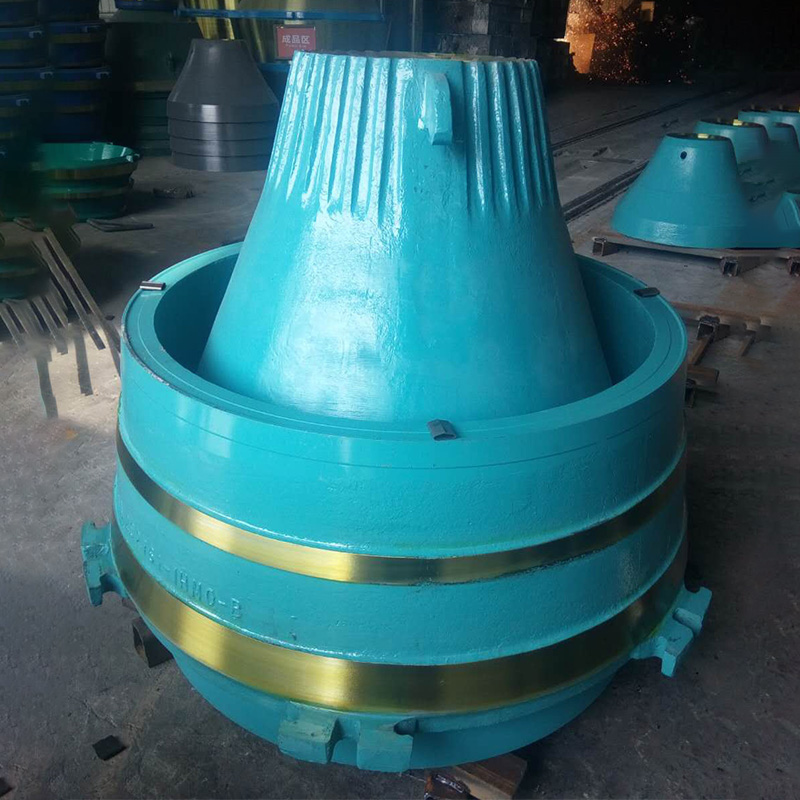 Sandvik CH440 \/ CH430 \/ Metso GP300S Bowl Liner und Mantel Mn18cr2 mit Molly, Barmac 9100SE VSI Teile zum Fujerah Quarry, VAE.