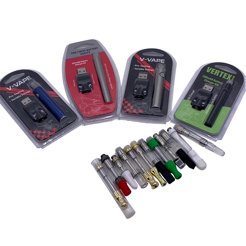 Neue wiederaufladbare elektronische CBD-Zigarette 1 ml 1,2 ml Öl-CBD-Vape-Stift