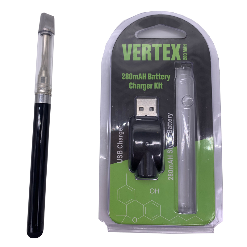 Neue wiederaufladbare elektronische CBD-Zigarette 1 ml 1,2 ml Öl-CBD-Vape-Stift