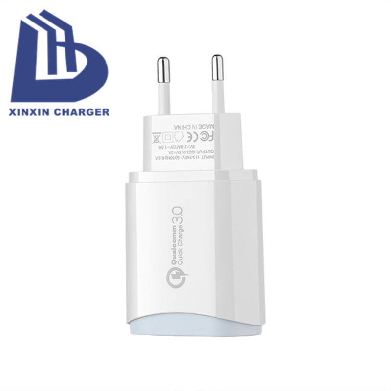 EU/US/UK PD 18W 3.0 schnell aufladen USB C Fast Charger universelles, tragbares Ladegerät