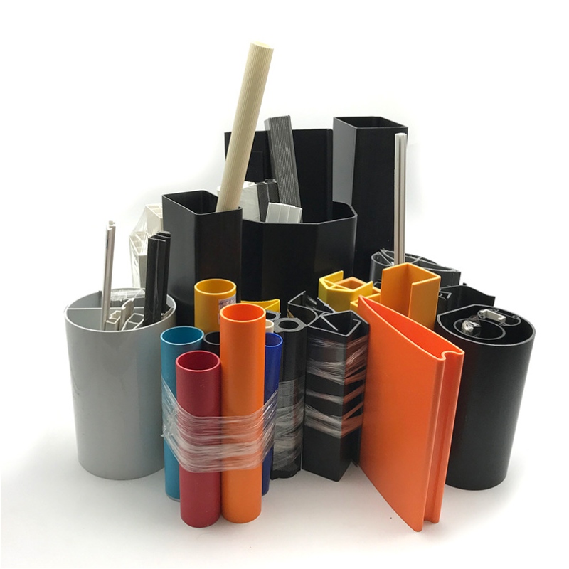 Non-Standard-Sonderanfertigung preisgünstiges extrudiertes PVC-Kunststoffprofil für Baumaterial