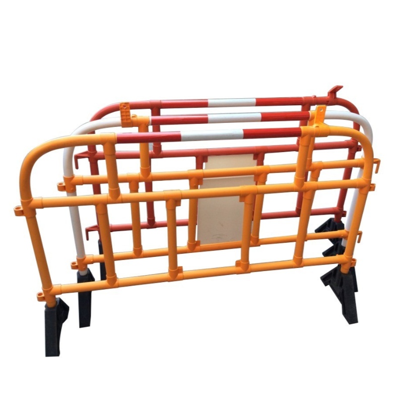 Fußgängersperre für Konzerte, Sportveranstaltungen und Paraden Kunststoffbarriere PVC-Parkplatzsperre Fahrzeug-Straßensperre