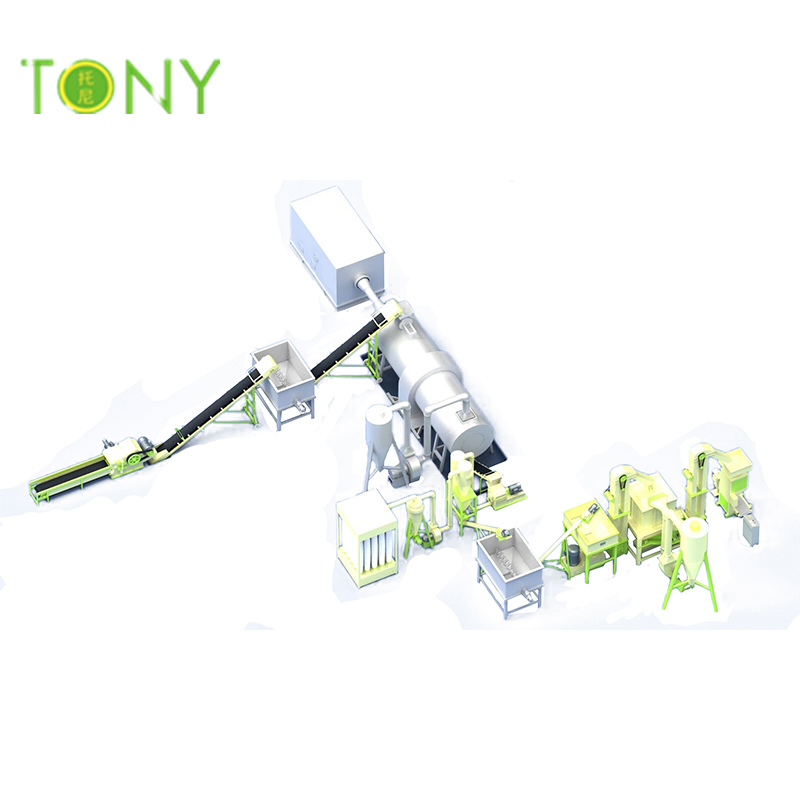 TONY hochwertige und professionelle Technologie 7-8 Tonnen / h Biomassepelletanlage