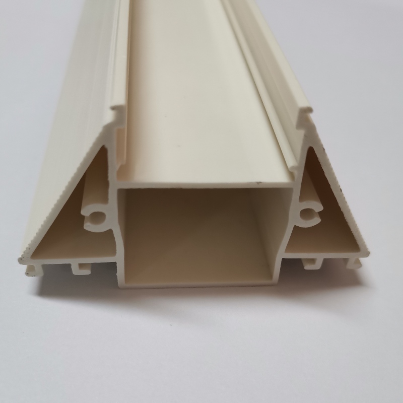kundenspezifische extrudierte Kunststoff-Profil Extrusion pvc Kunststoff-Abschnitt für die Beleuchtung Schieben von chinesischen Kunststoff-Hersteller