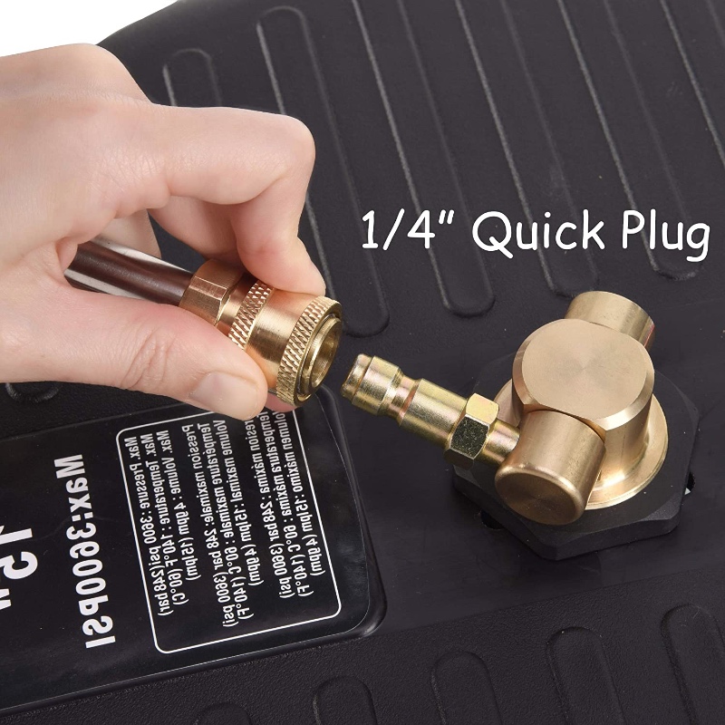 Aufsatz für Oberflächenreiniger für Hochdruckreiniger mit 1\/4 Schnellkupplung