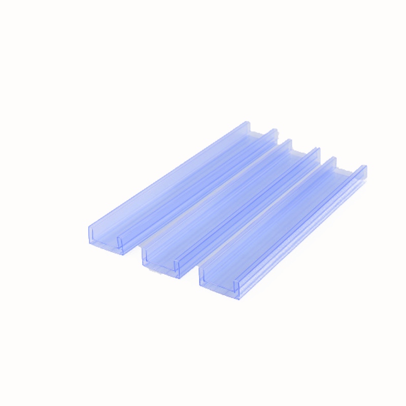Transparente PVC-Verpackungsröhre Transparente elektronische Komponenten IC-Röhre