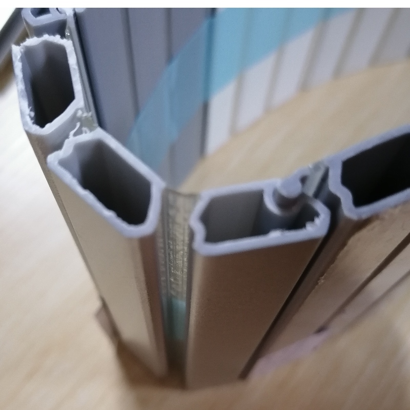 Brandschutz PVC-Rollläden Lamellen PVC-Rollläden Profil coextrudierte PVC-Profil Lamelle für Schranktür