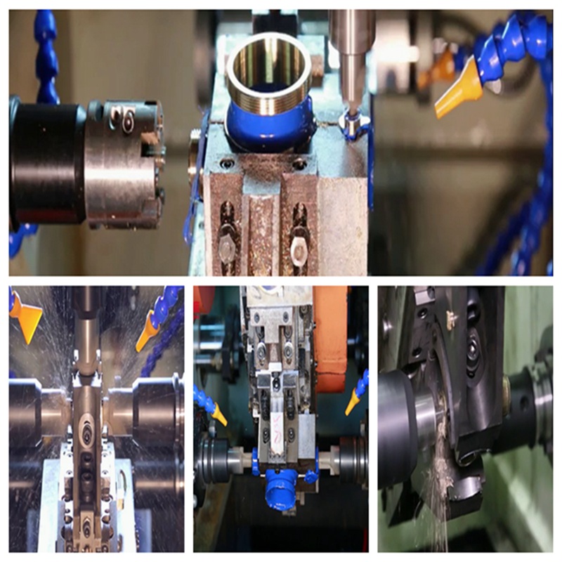 High Speed ​​Auto Messing Kugelhahn Körper Produktionslinie Produktionsmaschine