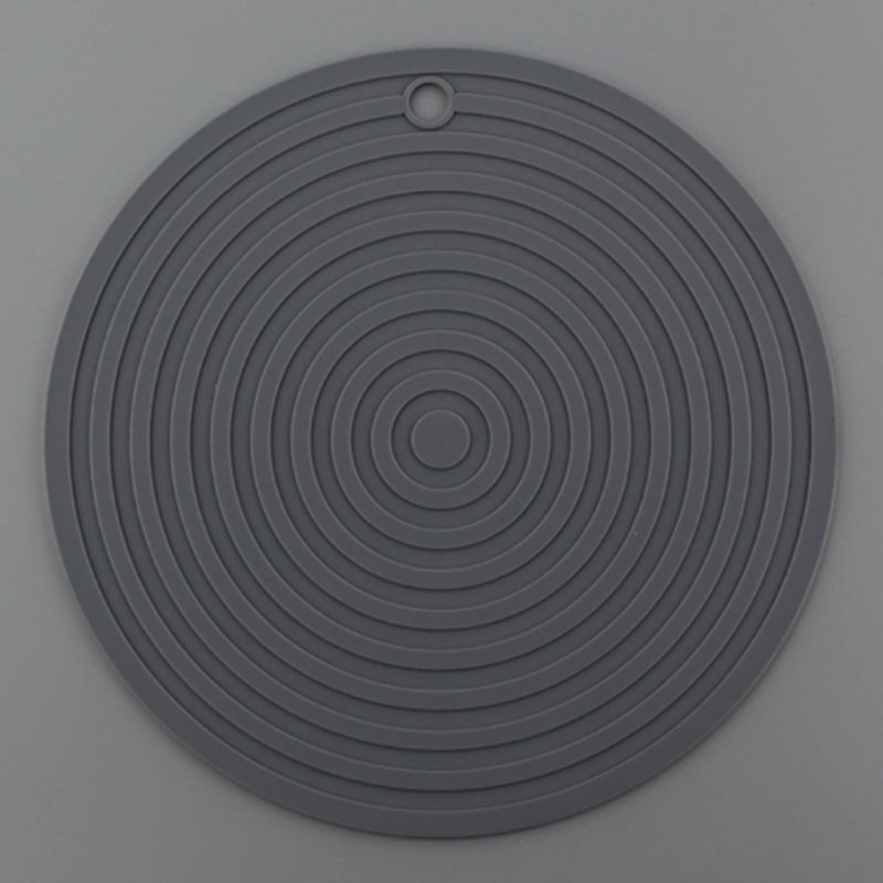 Rundes gewelltes Topfkissen