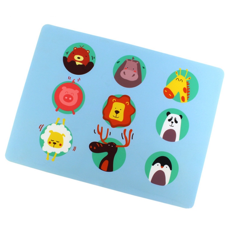 Farbe bedruckte Zeichentrickmatte