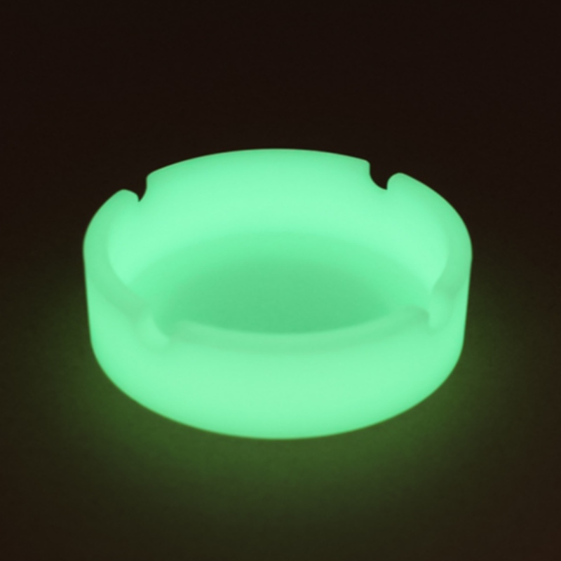 Runder leuchtender Aschenbecher