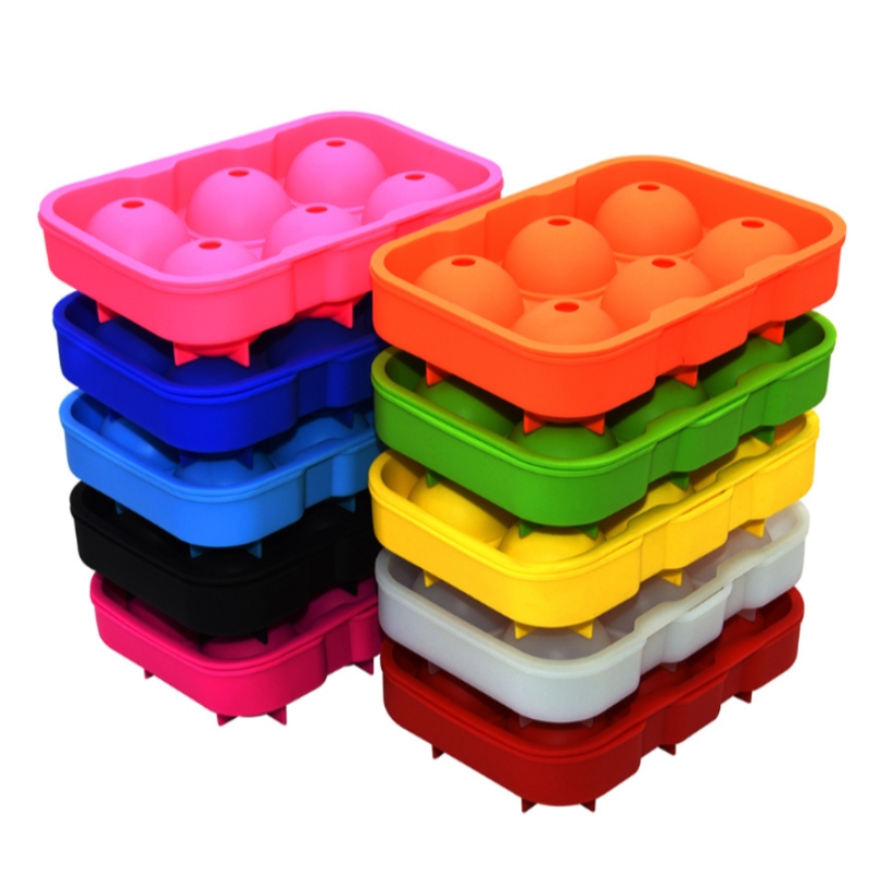 Spezielles Eismodell für 10-Farben-Spot-Whisky 6-Loch-Eishockeyform runde wasserdichte Eismaschine