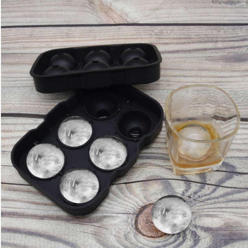 Spezielles Eismodell für 10-Farben-Spot-Whisky 6-Loch-Eishockeyform runde wasserdichte Eismaschine