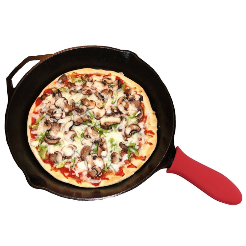 Verdickte Kieselgel Griff Abdeckung Pfanne Griff Abdeckung Bratpfanne Kieselgel Griff Handschuh Wärmeisolierung Anti-Rutsch-Pfanne Griff Abdeckung