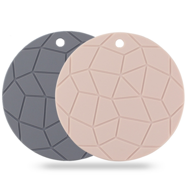 Rund geometrische Topfmatte