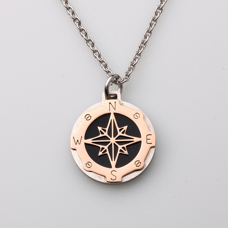 Italien Stil Edelstahl Schmuck Ruder Wind Anker Anhänger Herren Halskette aus China