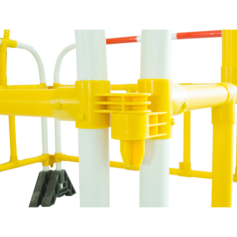 Kunststoff Crowd Control Barriere Kosten PVC-Rohr Barrikade Hersteller 1,5 m Verkehrskontrollbarrieren im Lager aus China