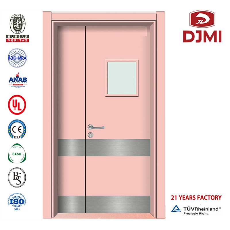 X-Ray Shielding Laminated Hpl Wood Door Cheap Interior with Aluminium Double Swing Door Ce/Iso/En Customized Interior with Glass Window Auto Single Door Design Hpl Türen Neue Einstellungen Composite Interior Clearnroom Hygienic Mdf Lami...