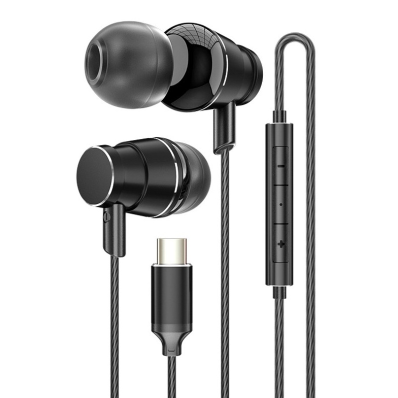 HIFI In-Ear Super Stereo Sound Kopfhörer Headset Typ C Kabelgebundener Kopfhörer Für Huawei Xiao Samsung