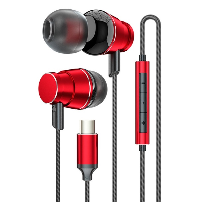 HIFI In-Ear Super Stereo Sound Kopfhörer Headset Typ C Kabelgebundener Kopfhörer Für Huawei Xiao Samsung