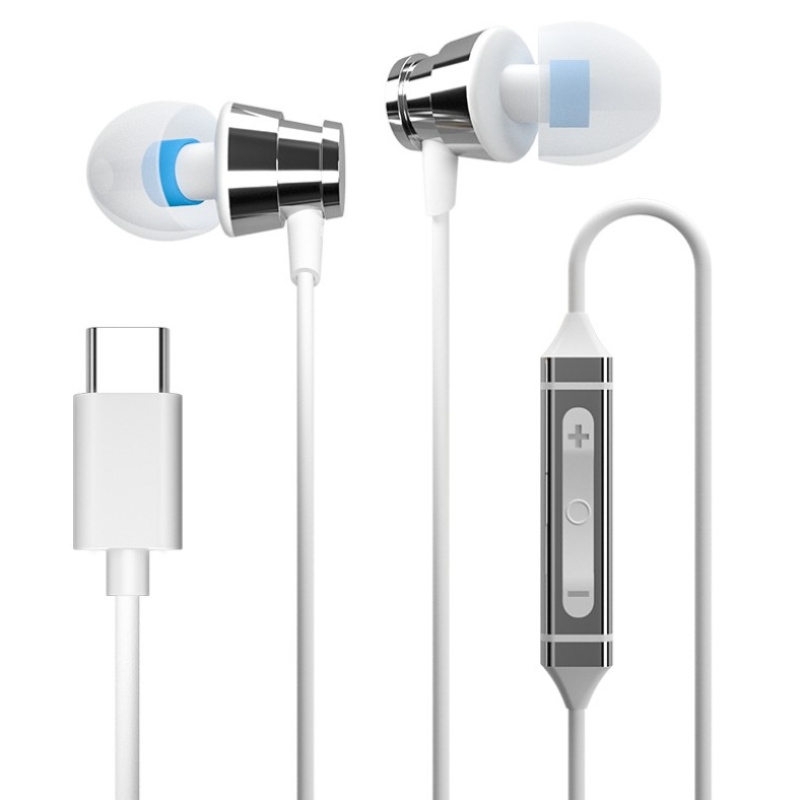 HIFI In-Ear Super Stereo Sound Kopfhörer Headset Typ C Kabelgebundener Kopfhörer Für Huawei Xiao Samsung