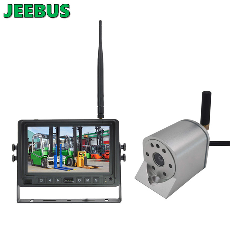 HD Nachtsicht Wasserdichtes 7 Zoll Wireless Kamera DVR Monitor System für Gabelstapler