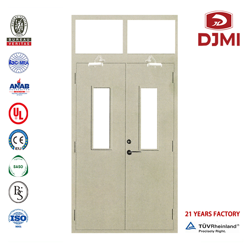 Günstige Werbung mit Lable Double Leaf Werksbewertete Türen Single Fire Steel Door Kundenspezifisches Folio Selbst geschlossene 90-Minuten-Türen Steel Fire Rated \/ Proof Door Neue Einstellungen Der Verkauf von Double Hot Dip Galvinze...