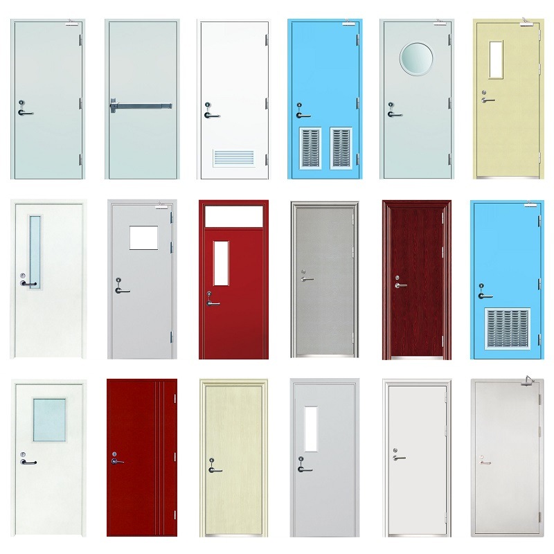High Quality Proof Color 1.2Mm Thickness Fire Steel Fire-Proof Door Grade I Cheap Standard Xzic 180Mins Ul Fire Rate Steel Door Customized Security Doors 2 Hour 1Mm Thickness Material 180Mins Ul Fire Rate Steel Door
