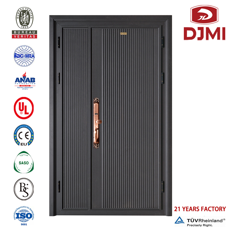 Professionell verkleidete Außentüren Zeitgenössische Front Europe Security Stahltür Neues Design Günstige Sicherheit Double Swing Interior Stahltür Single Leaf Brand New Front Entry Doors Zum Verkauf Double Leaf Steel Door Exterior