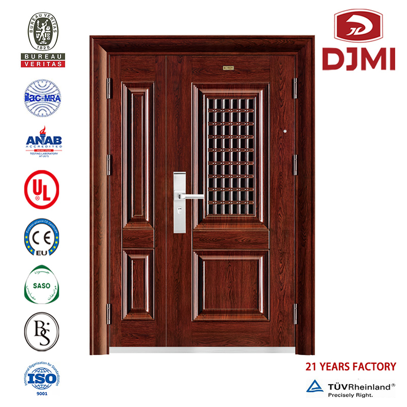 Designs Türkische Sicherheitstüren Stahltür mit Luxus-Design Anpassen Puertas De Seguridad Baodu 6 Türen Flush Panel Stahltür Multifunktionale Puertas De Seguridad En China Ägypten Markt Beliebte Eisen-Einzeltüren Neues Stahltür-...