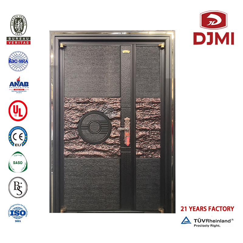 High Quality Gated Blast Resistant Armoured Sliding Steel Front Door Cheap Main Gate Steel Black Armoured Door Loops Customized Wooden in Guangdong New Steel Wood Security Door Super Armoured Doors