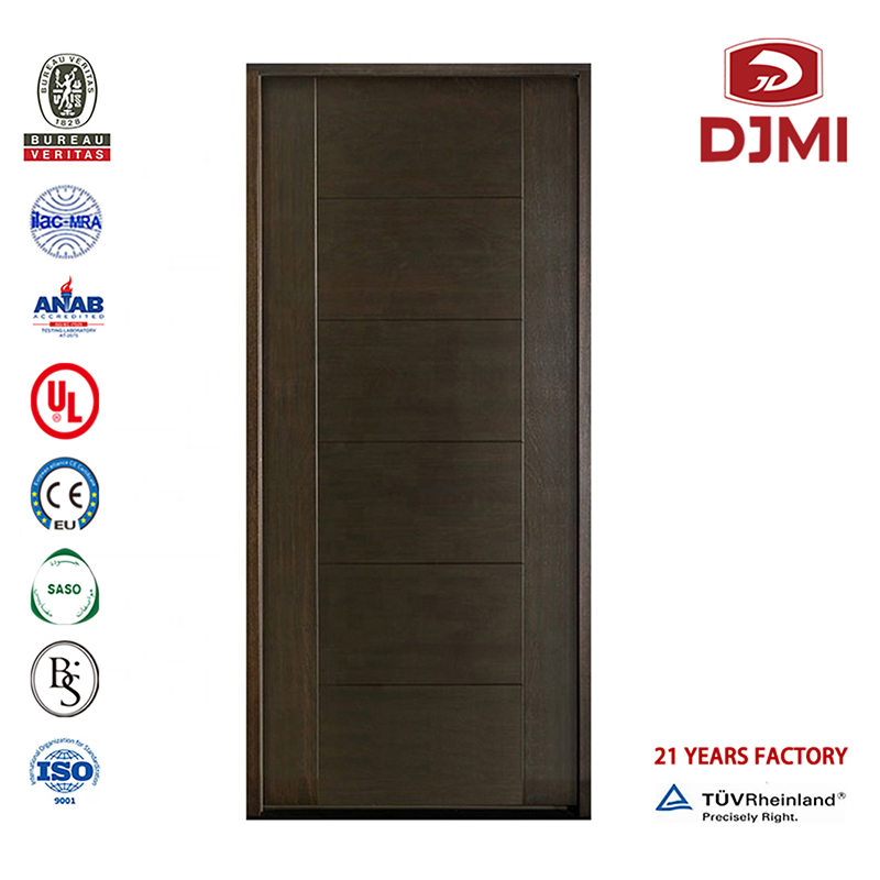 Kundenspezifische Ul 90 Minuten En1634 Schalldichte feuerfeste Holztür für Hotel Neue Einstellungen Furnier Einzeltüren Brandschutztür für Hotel Krankenhaus Schule Günstige 1,5 bewertete Ul Hotel Holz Fabrik Preis Brandschutztür