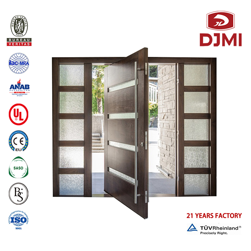 Chinese Factory Wooden with Glass Design Main Solid Wood Entrance Door High Quality Wooden Doors for Villas Main Villa Entrance Wood Design Door Cheap Types of Home Modern Plywood Design Kitchen Entrance Door Wood