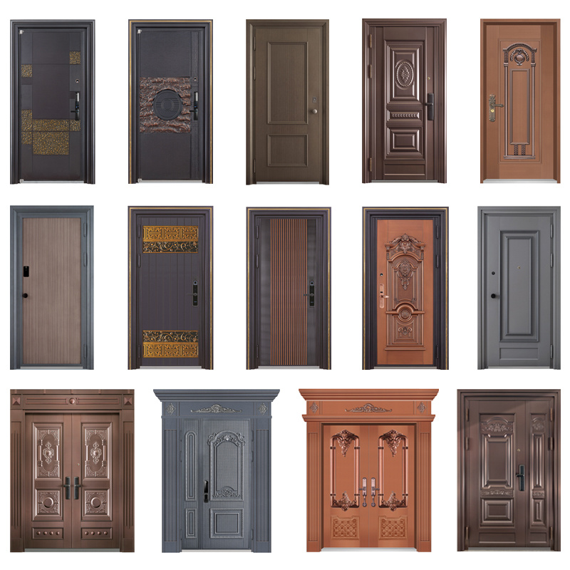 Neue Einstellungen Security Armoured Solid Wood Doors Armored Doors Chinese Factory Style Armoured Solid Pivot Doors Türkei Armored Door High Quality Türkei Armoured Exterior Main Entry Modern Design Armored Front Door