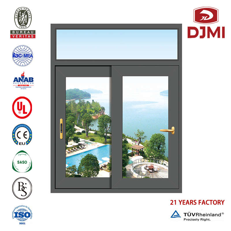 Neues Design für kleine Ventilationsgleitende Fenster Brand New Aluminium Fixed Thermal Protection Glass Sliding Slide Window Hot Selling Thermal Break for Passiv House Aluminium Sliding Window