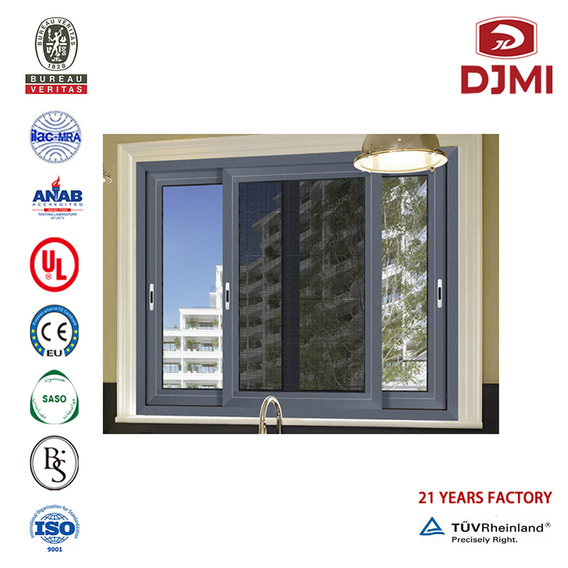 Multifunktionell mit Fiber-Mosquito-Netz Low-E-Glass Sliding Window Professional Fixed Manufacturer Glass Sliding Window New Design fest für Ventilation Sliding Window