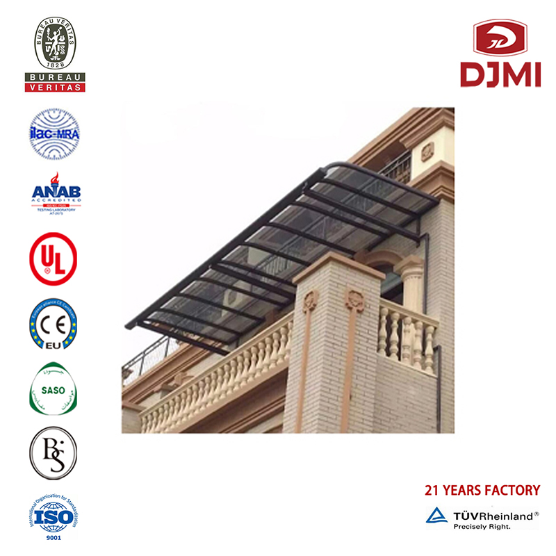 Professional Outdoor Shed Villa Carport with Arched Roof Pull Carports Canopy New Design Markieren Polycarbonat Sheet Car Carports Canopy Brand New Terrace Canopy Flat Roof Carports Metall Aluminium Carport